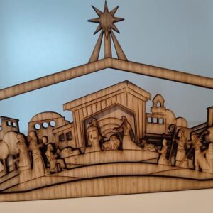 Christmas Nativity Stand Layers
