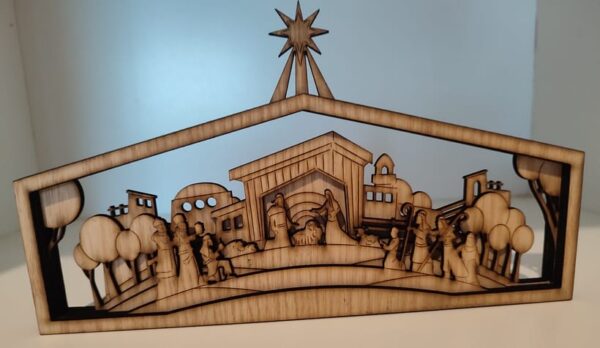 Christmas Nativity Stand Layers