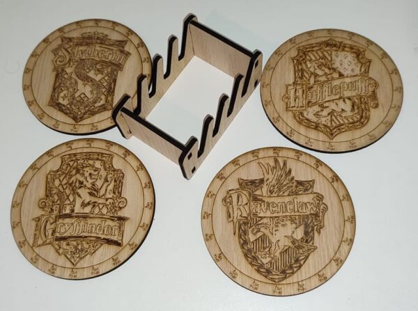 Harry Potter Hogwarts Coasters Set
