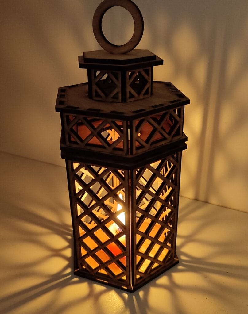 Create Your Own Personal Gift Design 18 Wooden Tealight Candle Lantern