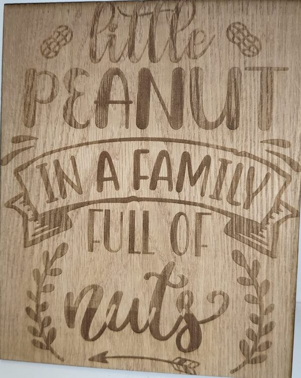 Wooden sign decoration
