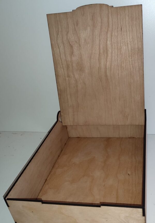 Wooden Wedding box with flip lid - Image 2