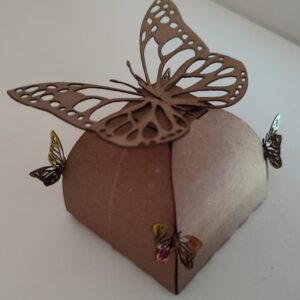 Cardboard Carton Butterfly Candy Sweets Surprise Gift Wedding Party Box