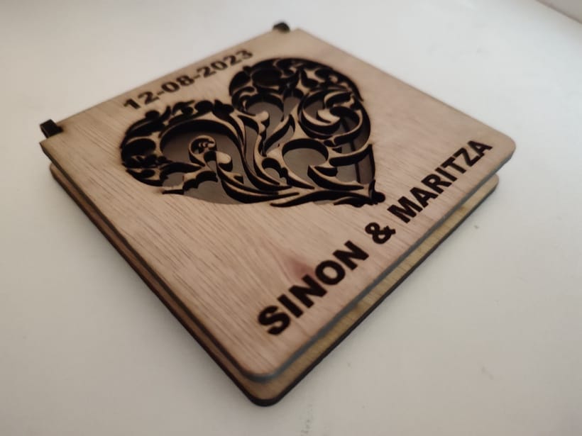 Create Your Own Personal Gift Design 13 Heart Wedding ring box