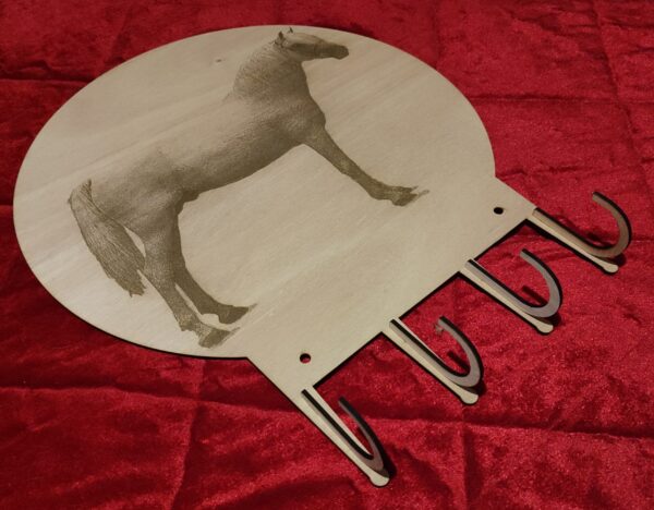 Horse Engraving Keys Holder