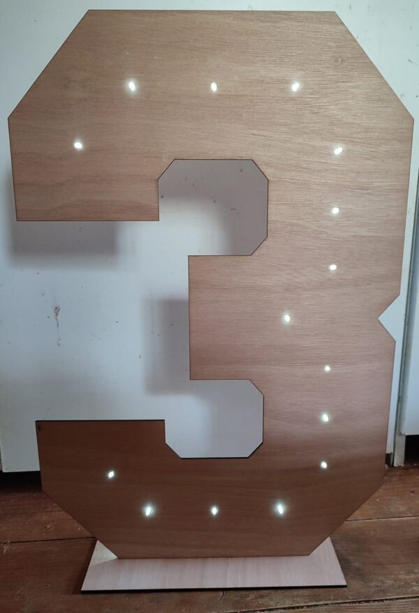 Marquee numbers in lights for Events - Image 4