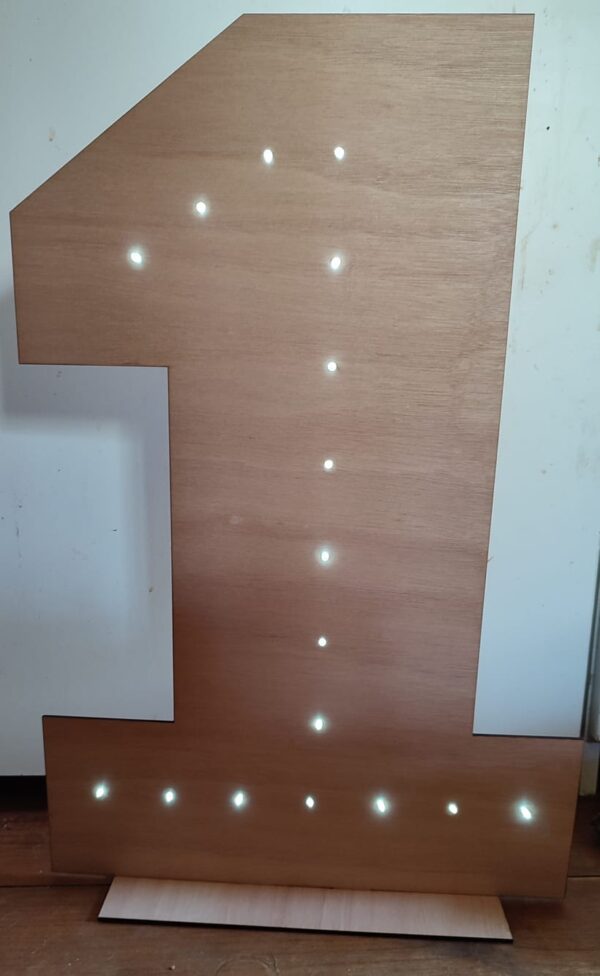 Marquee numbers in lights for Events - Image 3