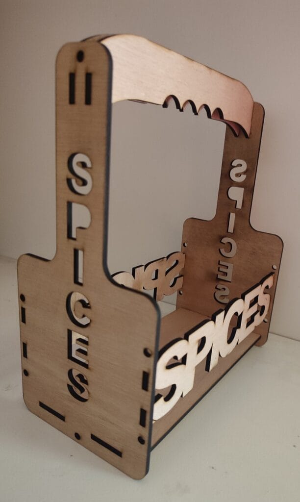 Create Your Own Personal Gift Design 7 Wooden Spice Carry Tray